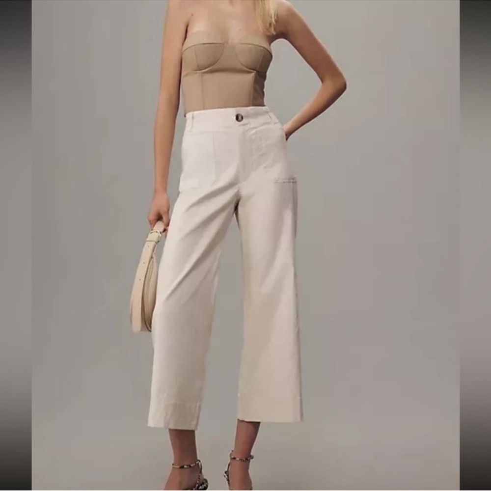 NWT the Colette cropped wide leg pant (tall)